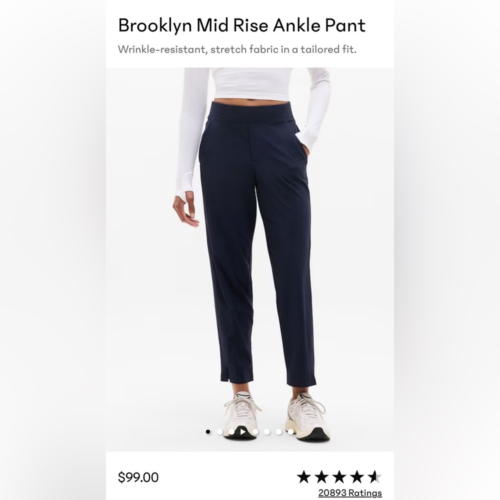Athleta Brooklyn Mid Rise Pant
